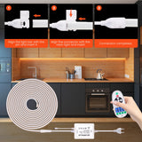 Dimmable COB LED Strip Light 220V Ra90 Waterproof 288LEDs/m Smart LED Neon Strips Flexible Ribbon Remote/Bluetooth/Wifi Control