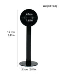 Black long handled coffee spoon, multifunctional plastic coffee measuring and tamping spoon, powder spoon, coffee kitchen tool,