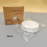 100Pcs Coffee Filter Paper for 51/53/58mm Coffee Handle Filter Powder Bowl Filter Paper Secondary Water Coffee Accesories