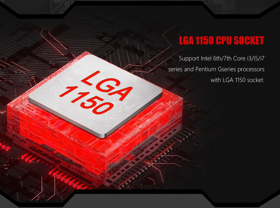 MACHINIST H97M PRO Motherboard Support  LGA 1150 Intel Core I3 I5 I7 E3 CPU DDR3 RAM SATA3.0 USB3.0 NVME NGFF M.2 M-ATX
