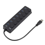 USB Hub 3.0 Multiprise USB High Speed Splitter 4/7 Port 5Gbps Hub Power Adapter with Switch Long Cable with Multiple Expander
