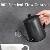 Coffee Hand Brewing Pot 250/350/600ML Stainless Steel Long Gooseneck Coffee Pot Kettle For Induction Stove Tops Kitchen Tools