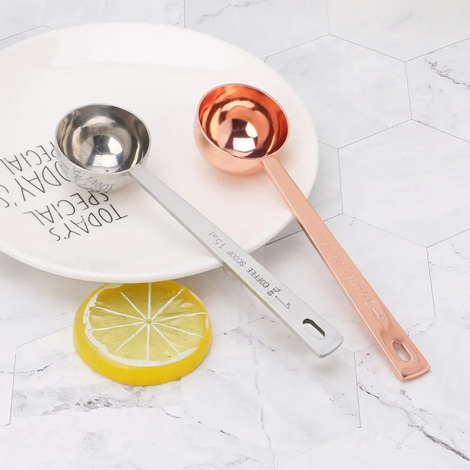 15ml Measuring Spoon for Scooping Coffee, Tea, Powders, Kitchen Accessories, Flavouring Tablespoon, Stainless Steel Coffee Scoop