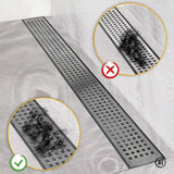 7cm 5-15M Cutable Shower Drain Hair Catcher Self-Adhesive Floor Drain Stickers Disposable Mesh Sink Strainer Filter For Bathroom