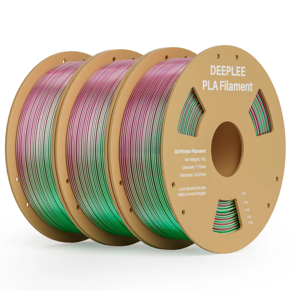 DEEPLEE 10KG Silk Filament PLA 1.75mm 3D Printer Filament for FDM 3D Printers Elegoo PLA for Elegoo Centauri Carbon