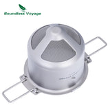 Boundless Voyage Titanium Reusable Coffee Filter Paperless Coffee Filter Metal Coffee Filter Pour Over Coffee Maker Ti6002P