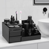 Cologne Organizer For Men, Cologne Holder For Dresser, Perfume Stand, Bathroom Countertop Organizer With Drawers Counter Storage