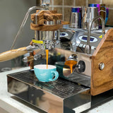 1Pc Espresso Extraction Shot Mirror Stainless Steel Reflector Magnetic Base Multi Directional Rotating Coffee Extractor Mirror