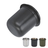 Coffee Dosing Cup 150ml 58mm Stainless Steel Coffee Dosing Cup Powder Feeder Part for Espresso Machine Coffeeware Accessories