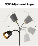 Floor Lamp Simple Floor Lamp Floor Light Wrought Iron LED Standing Lamp Adjustable Lamp Head Standing Reading Light for Living R