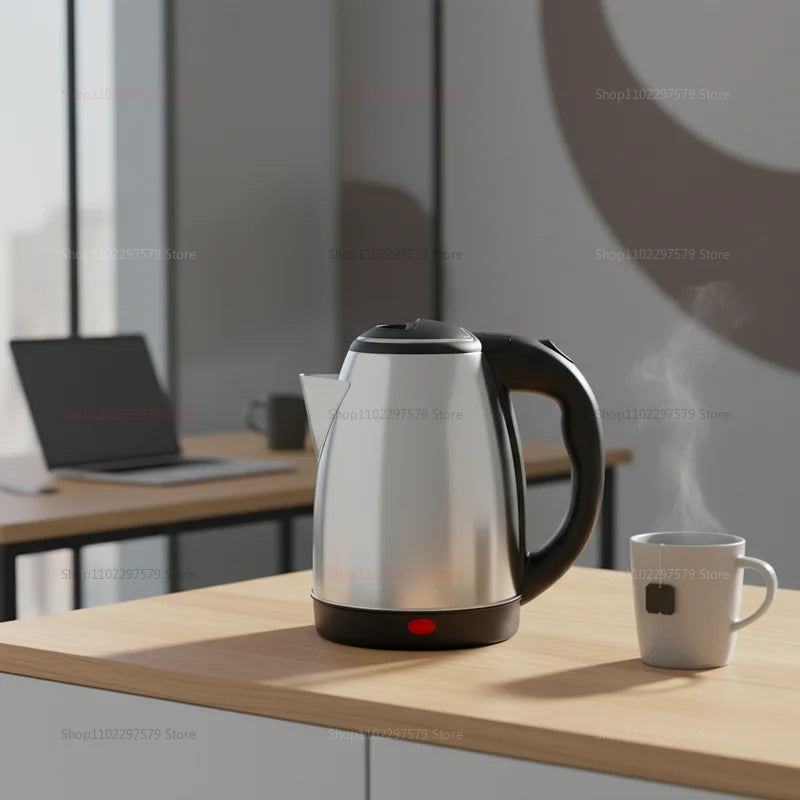 Electric Kettle 304 Stainless Steel Durable Portable Water Boiler Pot Fast Boil for Home During  Electric Water Kettle for Home