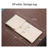 Cotton Tea Utensil Storage Bag, Tea Ceremony Organizer, Gentlemen's Cloth Bag, Portable Travel Accessories, Small Bags