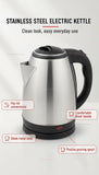 Electric Kettle 304 Stainless Steel Durable Portable Water Boiler Pot Fast Boil for Home During  Electric Water Kettle for Home