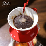 BINCOO Pour Over Coffee Dripper Set 400ml Glass Sharing Pot Funnel Drip Coffee Maker Hand Brew Cup Coffee With V01 Filter Paper