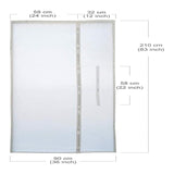 Universal Sliding Door Air Conditioner Sealing Cloth Sliding Window Air Lock Seal Cloth for Mobile Air Conditioners