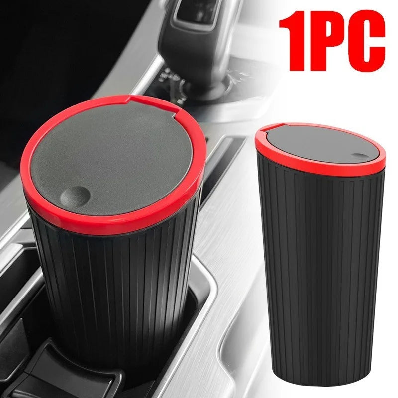 Universal Car Trash Bin Can Mini Auto Dust Organizer Car Interior Rubbish Bag Garbage Container Storage Box Bucket Auto Accessor