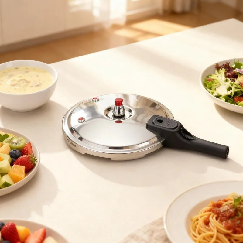 Stainless steel pressure cooker,commercial and household use, multiple specifications,suitable for electric stove and gas stove.
