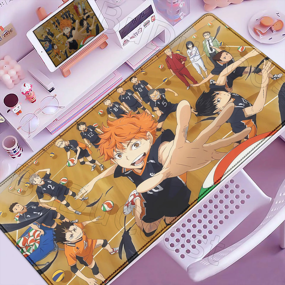 2026 New Arrival Cool Mouse Mat Anime Haikyuu Mause Pad Anime Gaming Large Cabinet Kawaii Mousepad Xxl Desk Cute Pc Carpet Mats
