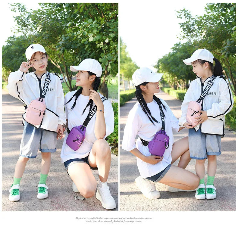 small chest bag women travel mobile phone bag outdoor Sports bag for men mini sling shoulder bag female messenger bag girl gift