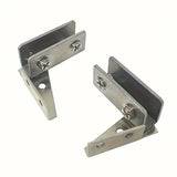 Closet Door Aluminum Glass Hinges L-shaped Cupboard Door Hinges Kitchen Accessories Door Hinges For Doors Cabinet Doors Kitchen