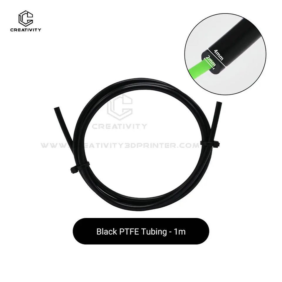 New Arrivals 2*4mm PTFE Tube for Ender3 CR10 Kobra Series Extruder Hotend PTFE Pipe for Elegoo Flashforge Snapmaker 3D Printer