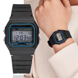 F-91W LED Electronic Watches for Women Men Waterproof Children's Led Sports Watch