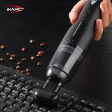 IKAPE Cordless High Power Handheld Mini Vacuum Cleaner For Coffee Grounds Rechargeable Portable Coffee Bar Cleaning Accessories