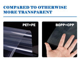 16cm high transparent composite film plastic film BOPP+CPP fully automatic packaging machine packaging roll film