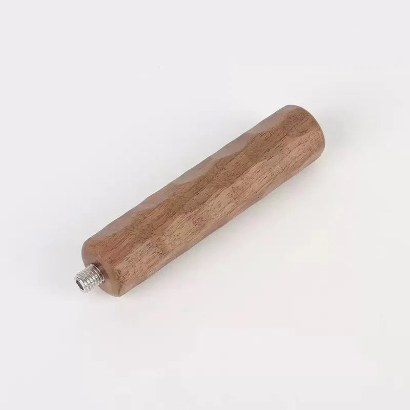 Coffee Machine Wooden Handle Threaded Handle Natural Wood Texture Coffee Machine Replacement Accessory Espresso