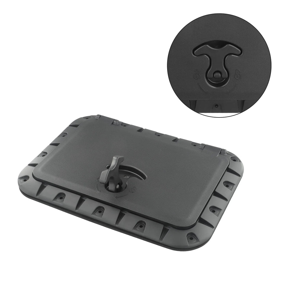 Marine Deck Square Hatch And Red Waterproof Bag For Boat Kayak Canoe Boat Parts Accessories Drifting Water Sports