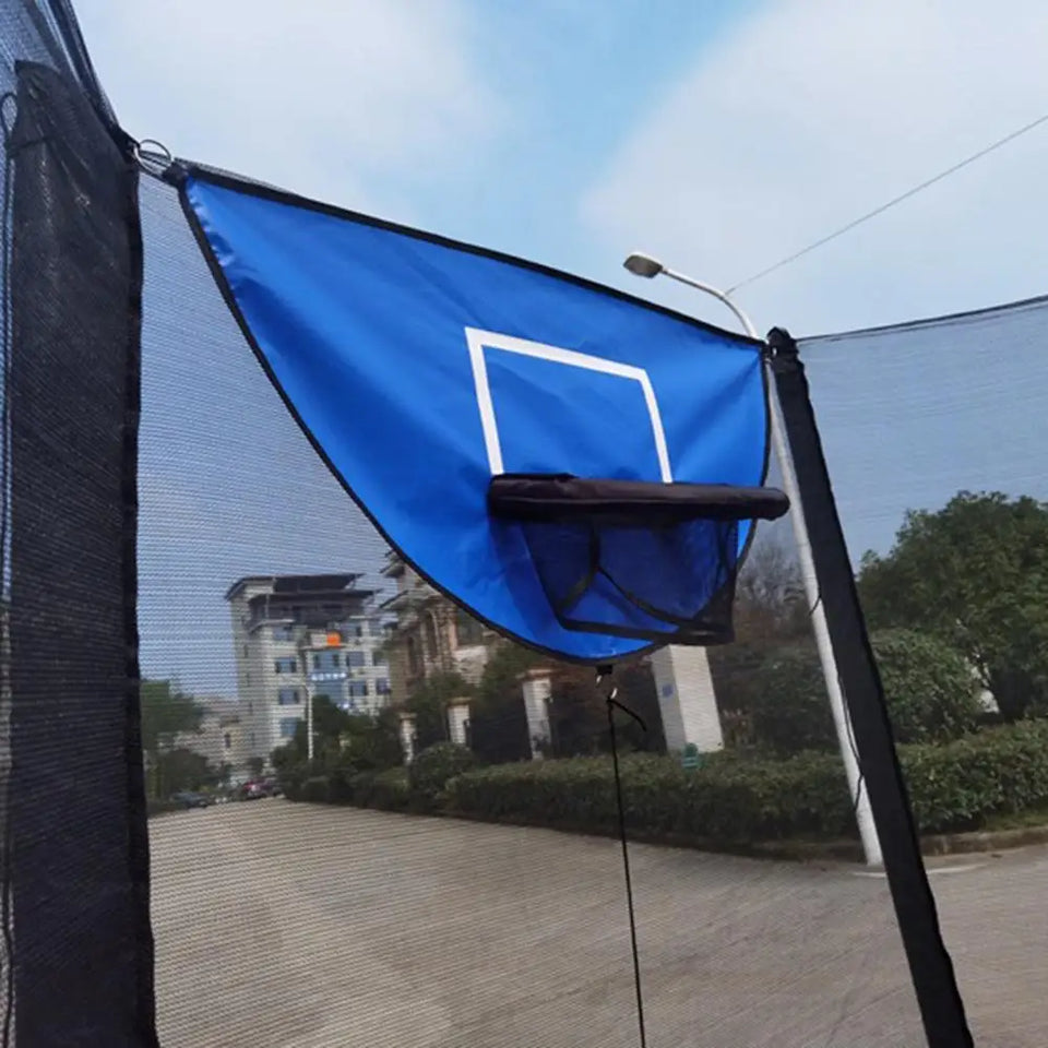 98x50cm Kids Basketball Hoop  with Pump & Ball Kids Trampoline Basketball Hoop Set Sunproof Basketball Hoop for Boys And Girls