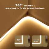 Dimmable COB LED Strip Light 220V Ra90 Waterproof 288LEDs/m Smart LED Neon Strips Flexible Ribbon Remote/Bluetooth/Wifi Control