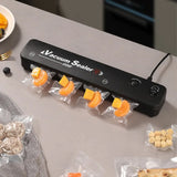 Kitchen Gadgets Food Vacuum Sealer Home Sealing Machine Food Storage Plastic Bags Sealer Portable Food Preservation Machine