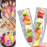 50Pcs Christmas Transparent Candied Haws Packaging Bags OPP Plastic Candy Bags Wedding Baby Shower Birthday Party Supply
