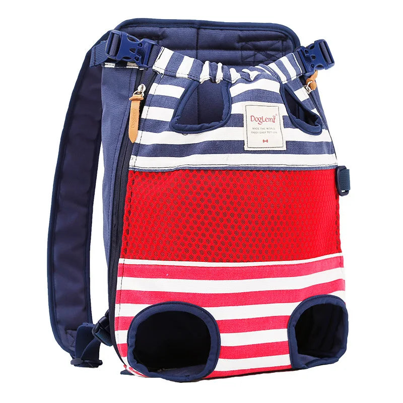 Pet Backpack Carrier for Cats and Dogs, Front Travel Bag, Carrying for Animals, Small and Medium Dogs, Bulldog, Puppy Mochila Pa