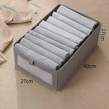 [CLOS] 4 Pack Storage Bins, Storage Containers for Organizing Clothing, Jeans,Closet - Closet Organizers and Storage Beige