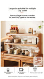 Bamboo Desktop Storage Rack Cup Dish Stationery Holder Books Shelf Bookcases Multi-layer Desk Organizer Office Home Supplies