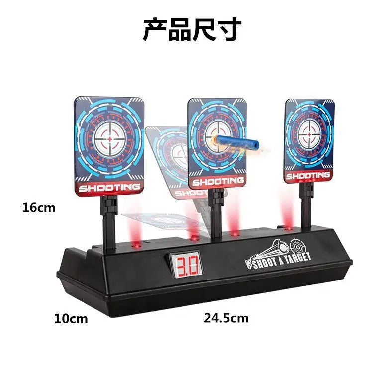 Electronic Scoring Target Moving Shooting Training Electric Soft-bullet Gun Toy Target Battle Practice Target Automatic Reset