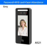 AI-Powered Biometric Fingerprint and Face Recognition 4.3in Turnstile Card Reader for Time Attendance and Access Control