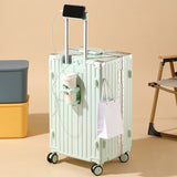 Large Capacity Suitcase 28" 32" Thickened Luggage USB Phone Stand Aluminum Frame Password Trolley Case Travel Wheeled Suitcases