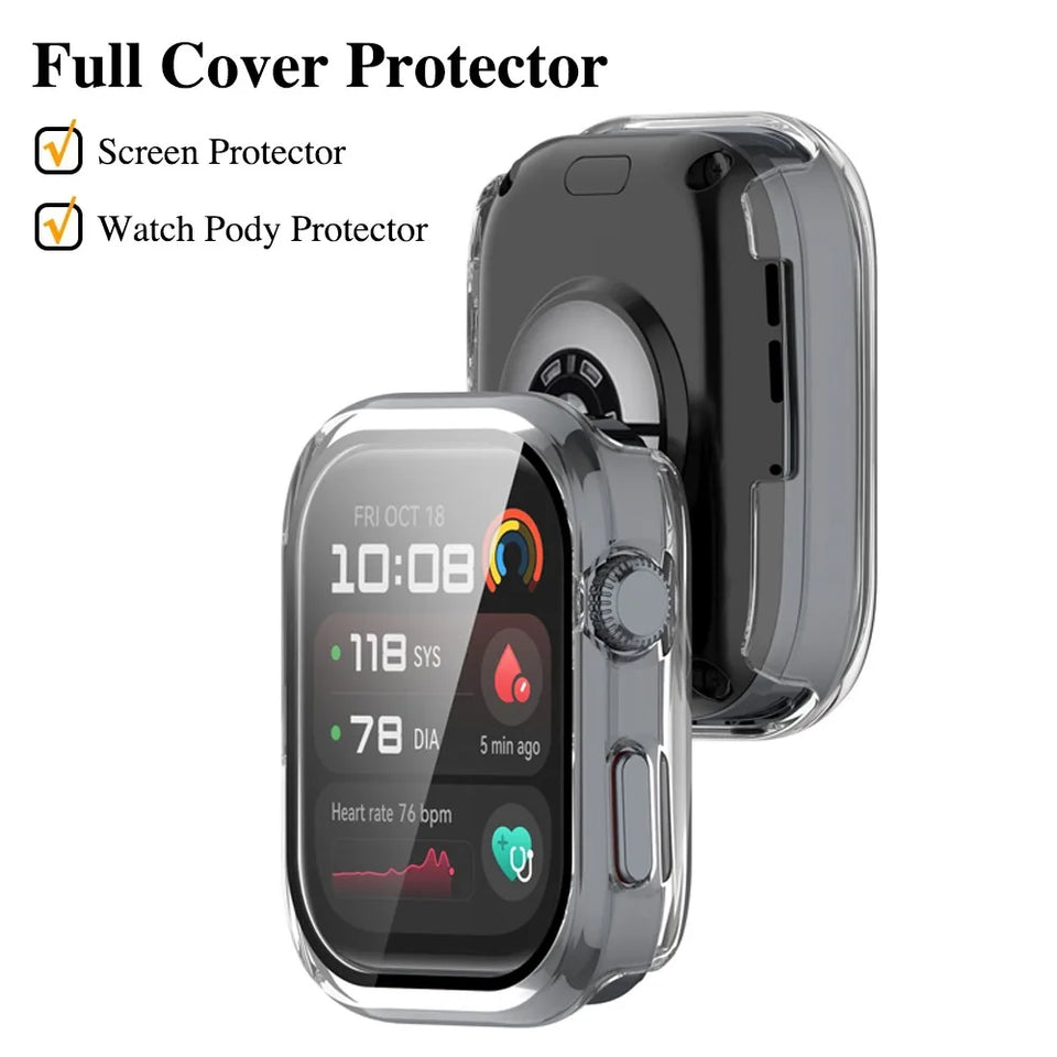 Tempered Glass+PC Case for Huawei Watch D2 Screen Protector Anti-scratch Bumper Protective Cover for Huawei Watch D2 Accessories