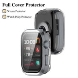 Tempered Glass+PC Case for Huawei Watch D2 Screen Protector Anti-scratch Bumper Protective Cover for Huawei Watch D2 Accessories