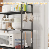 5-Shelf Adjustable Storage Shelves Heavy Duty Rack Storage Shelving Unit 66 Lbs Capacity Organizer for Kitchen,Garage,Bathroom