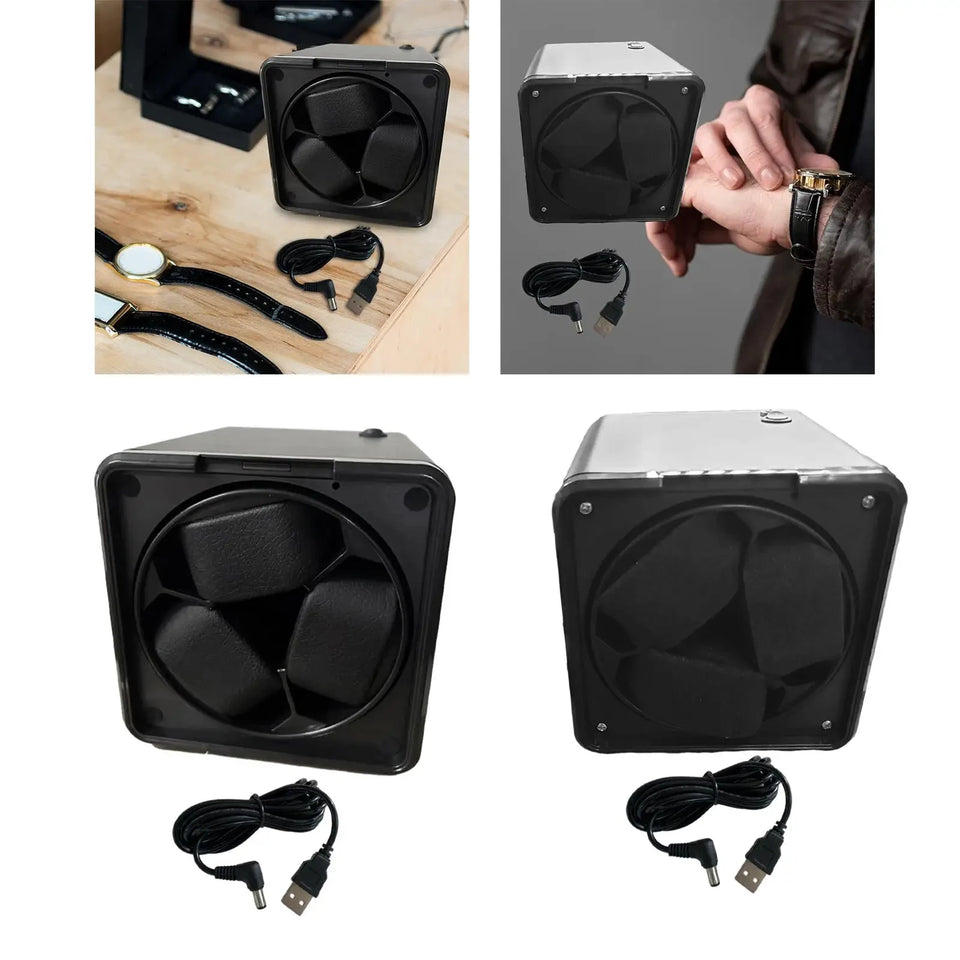 Vertical Winder Watch Box Automatic Rotator Silent Watch Winders Motor Men Mechanical Watches Display Organizer Boxes Accessory