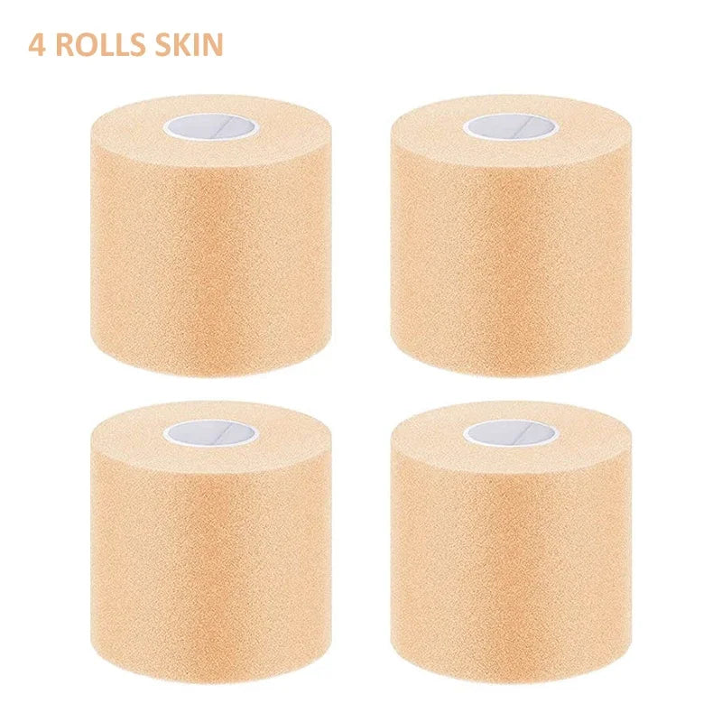 4/6 Pieces Foam Underwrap Sports Tape Pre Wrap Athletic Tape  Bandage for Ankles Wrists Hands Knees