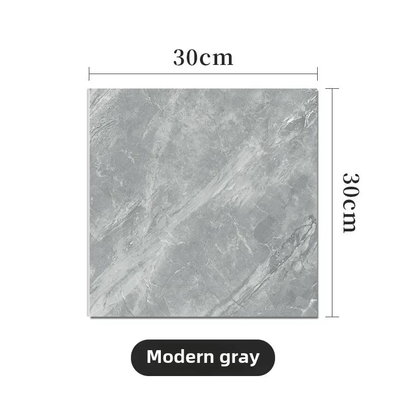 Self Adhesive Imitation Tile Wall Sticker Waterproof Anti Moisture Bathroom Wallpaper Decorative Faux Tile Film For Home Decor