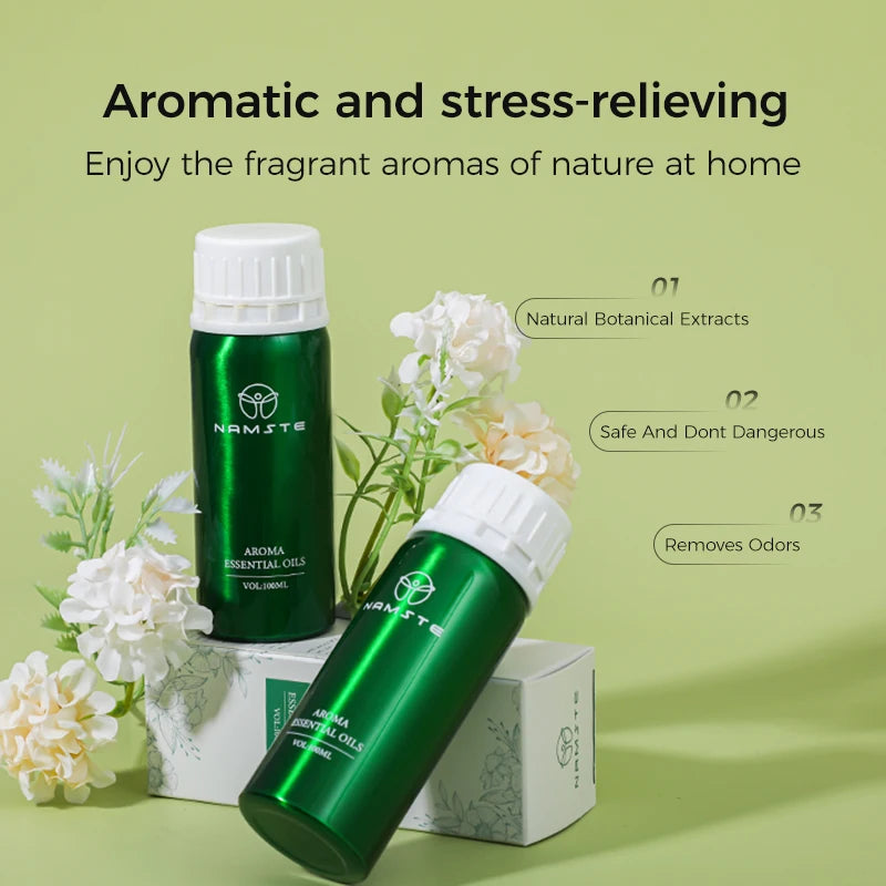 NAMSTE Electric Aromatic Hotel Essential Oil Sale Pure Plant Diffuser Essential Oils Oasis Fragrant Device Home Air Freshener