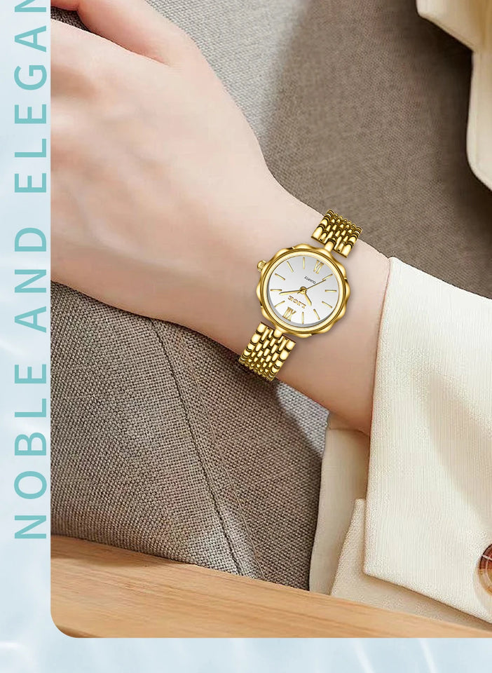 LIGE Elegant Creative Steel Quartz Women Watch Fashion Waterproof Watches For Women Original Brand Luxury Women's Bracelet Watch