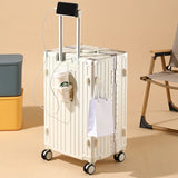 Large Capacity Suitcase 28" 32" Thickened Luggage USB Phone Stand Aluminum Frame Password Trolley Case Travel Wheeled Suitcases
