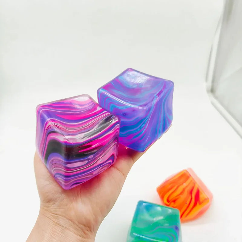 2027！*Squishy Schylling Needoh Nice Cube Sensory Toy Anti-Stress Stress Relief Jigsaw Pressure Relief Souvenir for Kids 말랑이